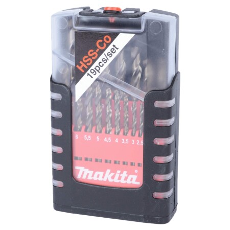 19-piece drill bit set MAKITA HSS-Co - Makita Accessories