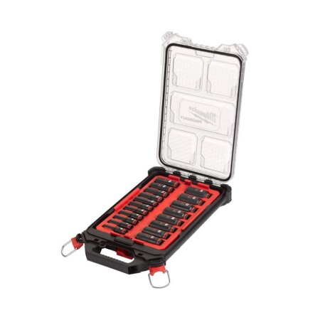 19-piece long impact socket set MILWAUKEE Packout 3/8