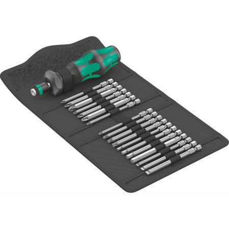 19-piece screwdriver set WERA KK Turbo 1 - Wera