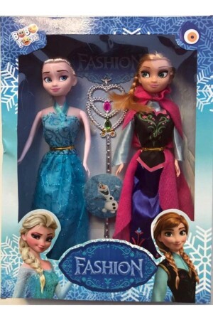 (مينز-إيلسا) و (آنا) قطعة 2 حجم كبير 29 سم فتيات جليدة (بي بي 1212) - BOBO TOYS