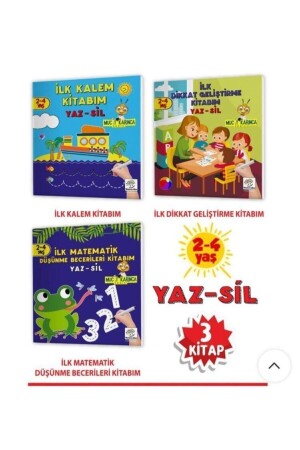 2-4 Year Old Inventor Ant Series Write-Wipe Books - Yükselen Zeka Yayınları