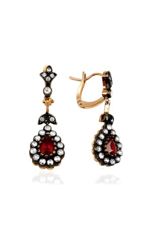 2. 98 Carat Diamond Ruby Earrings - Sembol Gold