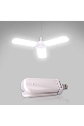 2 Adet Beyaz Işık 3 Pervaneli 44 Watt Tasarruflu Ampul 3 Kanatlı Tasarruflu Ampul Aydınlatma Işık prv13 - Gold HTC