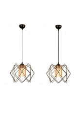2 Adet Koza One Glass Salon Mutfak Sarkıt Avize 045862CMLI - Trend Kitchen