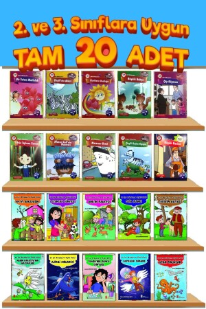 2. and 3. Reading Book for Grade Students 20 Story Set Harry Evony TonguAta - Gönül Yayincilik