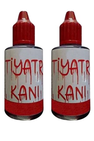 2 Artificial Theater Joke Blood Dracula Artificial Blood - Parti Dolabı