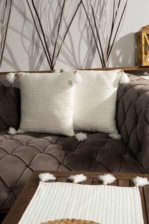 2' Authentic Knitted Pattern Soft Throw Pillow Case - Berys