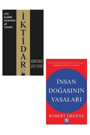 2-Bücher-Set (Power # Laws of Human Nature) Robert Greene - Altın Kitaplar