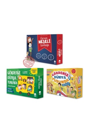 2. Classroom Story Reading Set 3 Sets 30 Books Blue Hedgehog Gökdeniz The Joyful Diary of Ela on His World Tour - Mavi Kirpi Yayınları