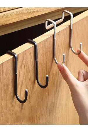 2 Hooks Closet Hanger Black Vg-061 - Vipgross