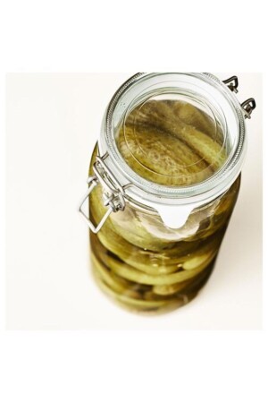 2 Lt Glass Jar with Lid 30x11 Cm Ikea Airtight Lockable Lid Aroma Protector A Quality FNF123 - FNF