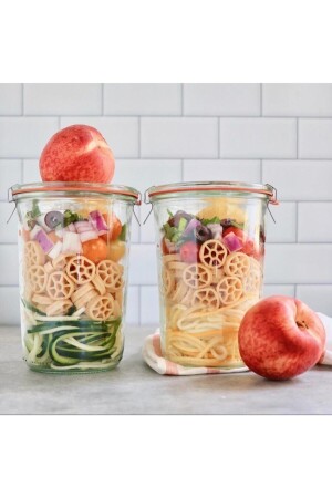 مجموعة من الطينات من 2 قطعة (MNZ-850 ml) - Weck