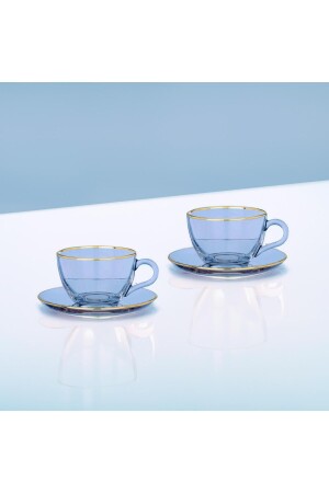 مجموعة من كوب الشاي من 2 قطع من MNZ-Valery Blue - Selka Home