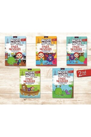 2 More And More Stories Story Set 5 Books - Kurmay Elt