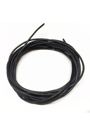2 Mt Black Real Leather Jewelry Bracelet Rope Leather Rope 2 Mm Cord Rope - Sermet Süs Dünyası