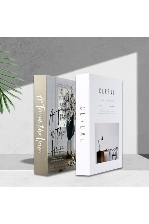 2 Pack A Tree & Table Decorative Book Box iray03 - irayhomedecor