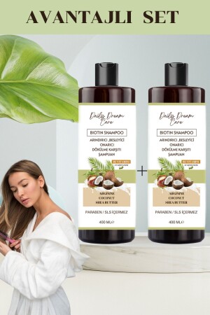 2-pack Biotin Shampoo that Prevents Hair Loss and Supports Hair Formation - Daily Dream Care