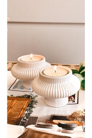 2-pack Jowe Candlestick Candle Holder - Blanj