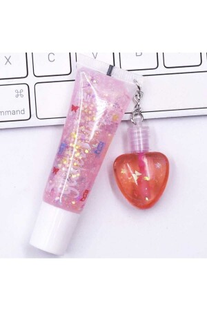 2-pack lip gloss with hearts Lip Balm Lip Gloss - Monalisatoka