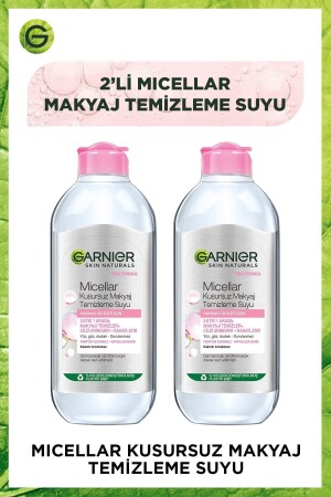 2 Pack Micellar Perfect Makeup Cleansing Water 400 Ml 36005413585532 - Garnier
