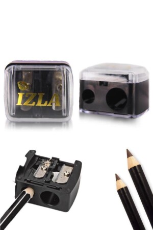 2-pack Sharpener - Pencil Sharpener - Eye-Brow-Lip- Eyeliner Pencil Sharpener - 2-Dimensional Sharpener - İzla