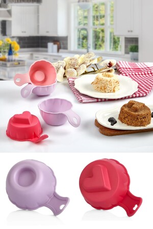2-Piece Practical Rice and Dessert Mold - 2 Rice and Dessert Shapers - Earabul