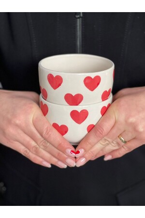 2-Piece SPECIAL HEART COOKIE BOWL - Meggdecor
