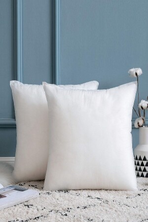 2-Piece Throw Pillow Case Inner Pillow 50x50 500gr 100% Bead Silicone Pillow Filling - Junenext