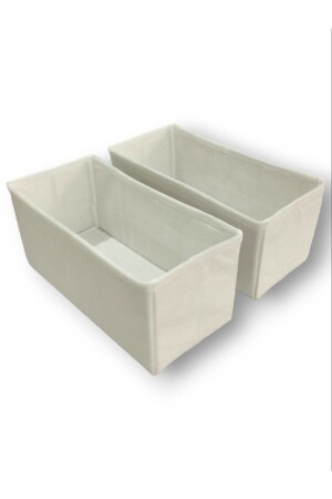 2-Piece White Drawer Organizer Set - Multi-Purpose Cabinet Box Set (28*13*13) - Balkan Room