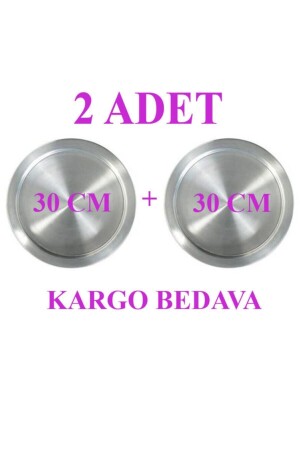 2 Pieces 30 Cm Kararmaz Künefe Kadayif Plate Tray (FREE SHIPPING) Tray-30KVL - KAVELE