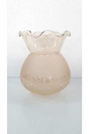 2 Pieces Bell Jar Chandelier Glass Honey Color (length 14 cm, diameter 12 cm) A31122201 - ADA AVİZE