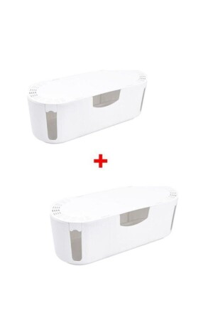 2 Pieces Cable Hiding and Organizing Box NRCKABLOKUTU - NRC