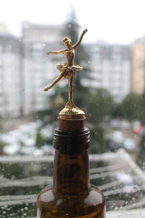 2 Pieces Decorative Gold Ballerina Stopper 2686 - Emtory Home
