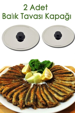 2 Pieces Fish Pan Cover-34 Cm 41KMNNBVC - ŞEHRİMOSTARKIRK1
