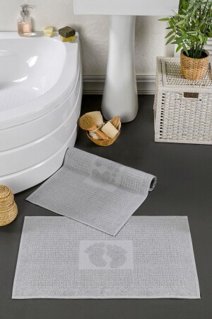 2 Pieces Foot Towel-Mop Set CSNK0807 - Casnack