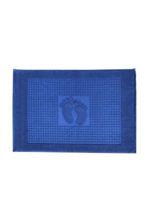 2 Pieces Foot Towel Winter Towel Dark Blue 2206 - Özdilek