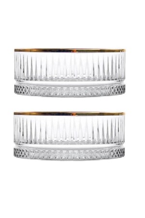2 Pieces Golden Touch Gilded Snack Bowl 510 Cc Elysia 530042 paşabahçegolden2li - Paşabahçe
