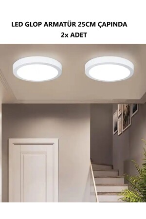 2 Pieces Led Chandelier Luminaire Ceiling Lighting Lamp Ceiling Glop Sconce Bathroom Balcony WC Corridor Lamp - Luxshome