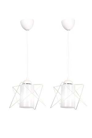 2 Pieces Modes Single White-white Acrylic - Begüsa