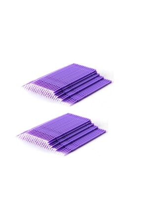 2 Pieces of 100 - (2 PACK) Lash Lifting Microbrush Sticks - Elea