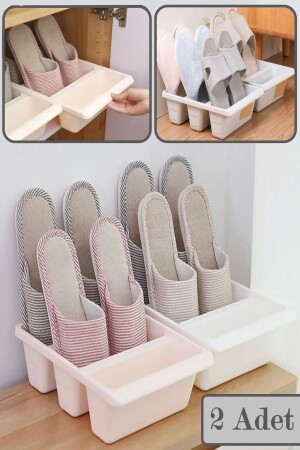2 Pieces Roma Slipper Collector Vertical Ramp - 3 Section Vertical Shoe Ramp Shoe Rack - Bayev