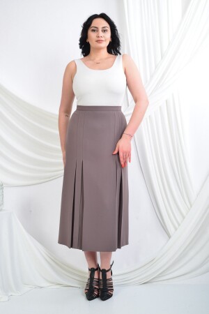 2 Pleat Front Skirt - Fesba
