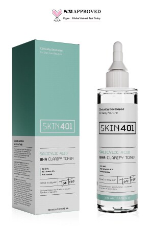 2% Salicylic Acid Bha Purifying - Anti-Blackhead Tonic 200ml - Skin401