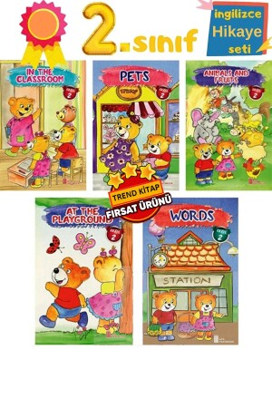 2. Set of 5 English Story Books that Grade 1 Students Will Enjoy Reading - Ata Yayıncılık