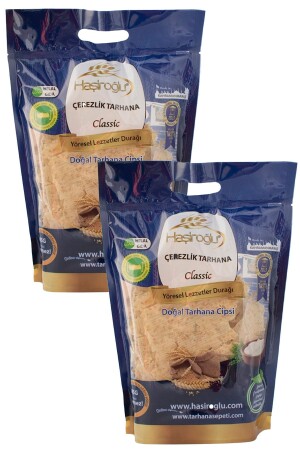 2 Stück Haşiroğlu Snack Chips Tarhana 450 Gr Kahramanmaraş Crzlk-Trhn-2 - aktarix