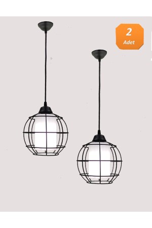 2 Stück – Opalweißer Glas-Kronleuchter, Küchen-Kronleuchter, Kinderzimmer-Kronleuchter, Flur-Kronleuchter, Eingangs-Kronleuchter S014OPLWG2AD - Etsylight