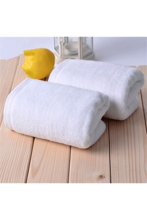 2 Stück Ultra Luxus Hotel Hand Gesicht Spa Sporthandtuch 300 Gr 50x90 AS11 - MEŞELİ TEKSTİL