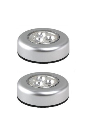 2 Wireless Spotlight Battery Operated Touch LED Lamp 3 LED Cabinet Lamp - Nurfeyza