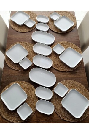 20 Piece Happy Moon Series Breakfast Set & Dinner Set - Mekhome