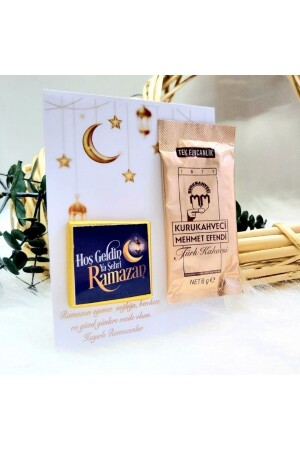 20 Pieces Ramadan Gift Chocolate Coffee Welcome Ramadan Set Ramadan Ornaments- - Hayaller Dükkanı